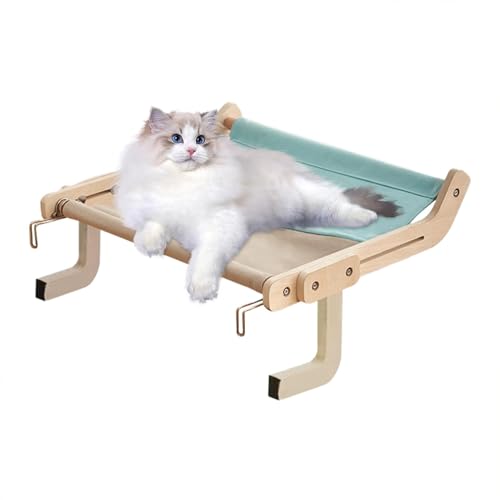 Katzen-Fenster-Hängematte, großes Katzen-Fensterbett mit Haken, verstellbare, an der Wand montierte Kätzchen-Hängematte, robustes, nicht bohrendes, nicht saugendes Katzenregal für Fenster, Nachttisch, Katzen-Fenster-Hängematte, großes Katzen-Fensterbett mit Haken, verstellbare, an der Wand montierte Kätzchen-Hängematte, robustes, nicht bohrendes, nicht saugendes Katzenregal für Fenster, Nachttisch, von Gmokluytw