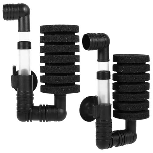 GmwyCzV 2 Stück Aquarium Schwammfilter, Luftheber Aquarium Filter, Einzelkopf Schwammfilter, Leiser Tauchschaum Schwamm Filter, für Brüter Bettas Krebse Garnelen und Kleine Fische GmwyCzV 2 Stück Aquarium Schwammfilter, Luftheber Aquarium Filter, Einzelkopf Schwammfilter, Leiser Tauchschaum Schwamm Filter, für Brüter Bettas Krebse Garnelen und Kleine Fische von GmwyCzV