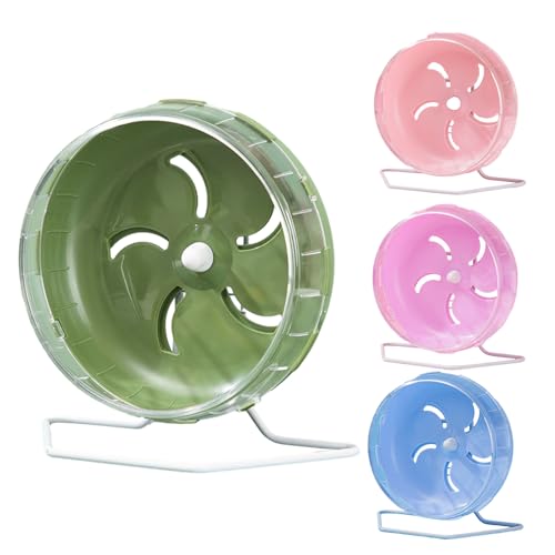 5,5 Zoll Zwerghamsterrad - Leiser leiser Spinner für Hamster, Rennmäuse, Mäuse, Igel - Bieten Sie Bewegung und Unterhaltung für Ihre kleinen Haustiere von Gnaillxc