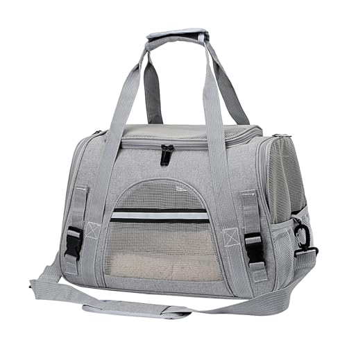 Atmungsaktive Haustier-Tragetaschen für kleine Hunde und Katzen – leichte Reisetasche, tragbar für Reisen, Outdoor Atmungsaktive Haustier-Tragetaschen für kleine Hunde und Katzen – leichte Reisetasche, tragbar für Reisen, Outdoor von Gnaillxc