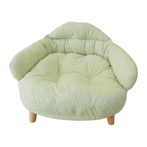 Haustierbetten für Katzen & Hunde | Couch Hundebett mit Beinen & abnehmbarem Design – weiches, atmungsaktives Nestbett für Wohnzimmer & Schlafzimmer von Gnaillxc