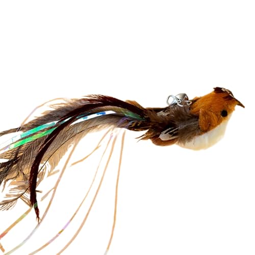 Katzenfederspielzeug Nachfüllpackungen - Teaser Stick Köpfe zum Ersatz, multifunktionales interaktives Katzenspielzeug geeignet für Zuhause, Outdoor, Apartments & Parks Katzenfederspielzeug Nachfüllpackungen - Teaser Stick Köpfe zum Ersatz, multifunktionales interaktives Katzenspielzeug geeignet für Zuhause, Outdoor, Apartments & Parks von Gnaillxc