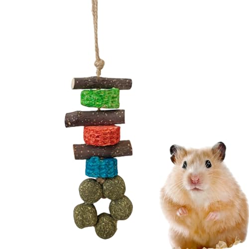 Meerschweinchen-Kauspielzeug für gesunde Mundpflege, lustige Beißringe für Frettchen, Degus, Chinchillas, Igel und Meerschweinchen von Gnaillxc