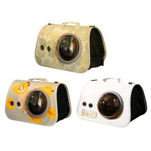 Transparente Tragetasche für Katzen, belüftete Haustiertasche mit bequemem Reißverschluss für Reisen, Wandern, Outdoor, geeignet für Katzen und kleine Hunde Transparente Tragetasche für Katzen, belüftete Haustiertasche mit bequemem Reißverschluss für Reisen, Wandern, Outdoor, geeignet für Katzen und kleine Hunde von Gnaillxc
