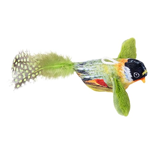 Zwitscherndes Vogel-Katzenspielzeug | Quietschendes Puzzle-Spielzeug für Kätzchen, simulierte Vogelgeräusche für gelangweilte Indoor-Katzen Zwitscherndes Vogel-Katzenspielzeug | Quietschendes Puzzle-Spielzeug für Kätzchen, simulierte Vogelgeräusche für gelangweilte Indoor-Katzen von Gnaillxc