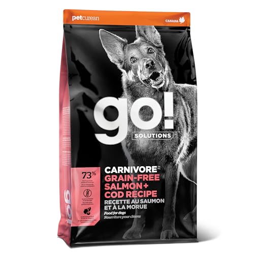 Go! Solutions Carnivore Getreidefreie Rezeptur für Hunde Lachs mit Kabeljau, 10-kg-Beutel Go! Solutions Carnivore Getreidefreie Rezeptur für Hunde Lachs mit Kabeljau, 10-kg-Beutel von Go! Solutions