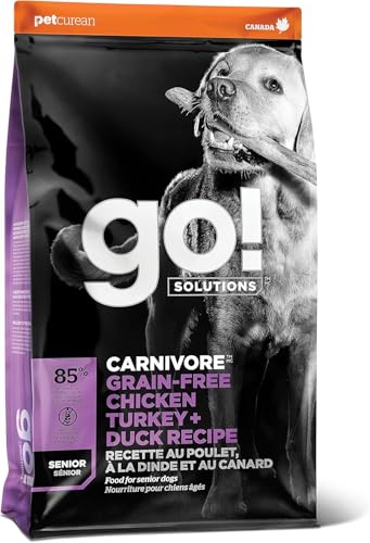 Go! Solutions Carnivore Getreidefreie Rezeptur für ältere Hunde Huhn, mit Pute und Ente, 1,6-kg-Beutel Go! Solutions Carnivore Getreidefreie Rezeptur für ältere Hunde Huhn, mit Pute und Ente, 1,6-kg-Beutel von Go! Solutions