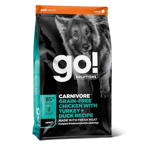 Go! Solutions Carnivore Getreidefreie Rezeptur für ausgewachsene Hunde Huhn, mit Pute und Ente, 1,6-kg-Beutel Go! Solutions Carnivore Getreidefreie Rezeptur für ausgewachsene Hunde Huhn, mit Pute und Ente, 1,6-kg-Beutel von Go! Solutions