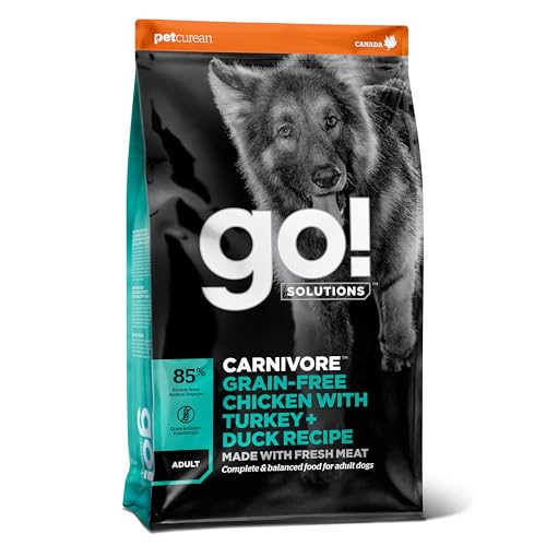 Go! Solutions Carnivore Getreidefreie Rezeptur für ausgewachsene Hunde Huhn, mit Pute und Ente, 10-kg-Beutel Go! Solutions Carnivore Getreidefreie Rezeptur für ausgewachsene Hunde Huhn, mit Pute und Ente, 10-kg-Beutel von Go! Solutions