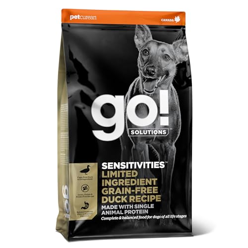 Go! Solutions Sensitivities – Getreidefreie Rezeptur mit wenigen Zutaten, Ente für Hunde, 10-kg-Beutel Go! Solutions Sensitivities – Getreidefreie Rezeptur mit wenigen Zutaten, Ente für Hunde, 10-kg-Beutel von Go! Solutions