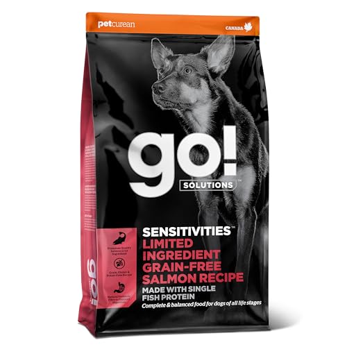 Go! Solutions Sensitivities – Getreidefreie Rezeptur mit wenigen Zutaten, Lachs für Hunde, 1,6-kg-Beutel Go! Solutions Sensitivities – Getreidefreie Rezeptur mit wenigen Zutaten, Lachs für Hunde, 1,6-kg-Beutel von Go! Solutions