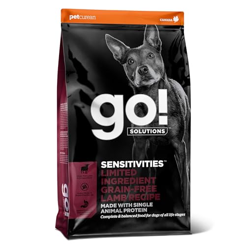 Go! Solutions Sensitivities – Getreidefreie Rezeptur mit wenigen Zutaten, Lamm für Hunde, 10-kg-Beutel Go! Solutions Sensitivities – Getreidefreie Rezeptur mit wenigen Zutaten, Lamm für Hunde, 10-kg-Beutel von Go! Solutions