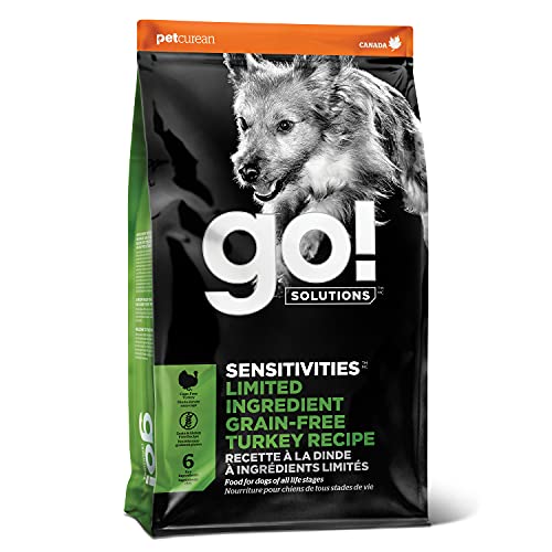Go! Solutions Sensitivities – Getreidefreie Rezeptur mit wenigen Zutaten, Pute für Hunde, 10-kg-Beutel Go! Solutions Sensitivities – Getreidefreie Rezeptur mit wenigen Zutaten, Pute für Hunde, 10-kg-Beutel von Go! Solutions