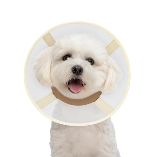 Weiches Hundehalsband, um Lecken zu stoppen, verstellbarer, bequemer Netzstoff, Erholungskegel nach Operationen, für kleine oder Miniaturhunde, Alternative zu elisabethanischen Kunststoffhalsbändern von GoGoPaw
