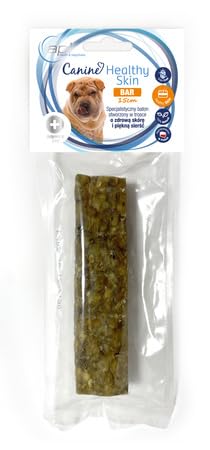 GoNet Kauknochen mit Füllung (Canine Healthy Skin Bar 15 cm gesunde Haut Fell) von GoNet