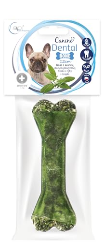 GoNet Kauknochen mit Füllung (Zahnknochen für Hunde Canine Dental Bone 12 cm) von GoNet