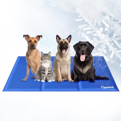 Kühlmatte für Hunde und Katzen, Haustier-Kühlmatte, ungiftiges Gel, selbstkühlend, für Box und Körbchen, perfekt für heiße Sommertage, Größe 2XL (120 x 80 cm) Kühlmatte für Hunde und Katzen, Haustier-Kühlmatte, ungiftiges Gel, selbstkühlend, für Box und Körbchen, perfekt für heiße Sommertage, Größe 2XL (120 x 80 cm) von GoStock