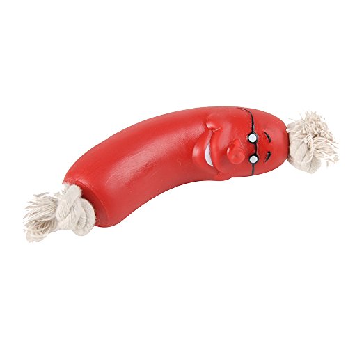 Godagoda Kauspielzeug Künstlich Wurst Form Zahnpflege Zahnreinigung Unzerstörbar Hundespielzeug Haustier Spielzeug von Godagoda