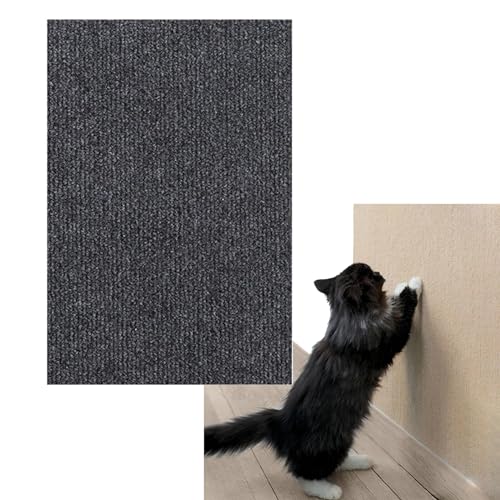 Cat Scratching Mat, Durable Sisal Cat Scratching Mat - Protects Furniture and Walls, Cat Scratching Mat Self-Adhesive (Dark Gray,30 * 100cm) von GodbTG