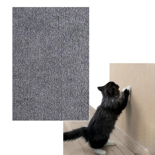 Cat Scratching Mat, Durable Sisal Cat Scratching Mat - Protects Furniture and Walls, Cat Scratching Mat Self-Adhesive (Light Gray,40 * 100cm) von GodbTG