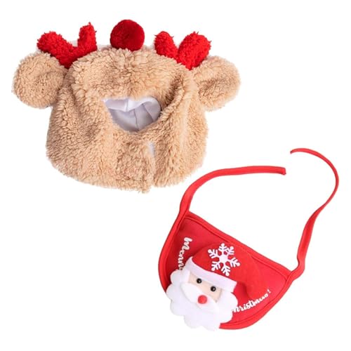 Entzückender Weihnachtsbaum-Hut, Bommelmütze, Sellerie, Haustiere, Weihnachtsmannmütze, Weihnachtsmannmütze, lustige, weiche Haustiermütze für Hunde, Weihnachtsfeier, Plüsch-Kopfbedeckung, Zubehör, Entzückender Weihnachtsbaum-Hut, Bommelmütze, Sellerie, Haustiere, Weihnachtsmannmütze, Weihnachtsmannmütze, lustige, weiche Haustiermütze für Hunde, Weihnachtsfeier, Plüsch-Kopfbedeckung, Zubehör, von Godemmio