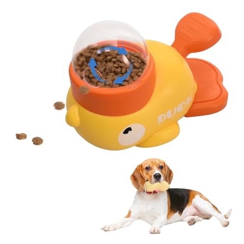 Godneei Interaktives Hundespielzeug mit Quietschendem Kauspielzeug Intelligenzspielzeug FüR Hunde rutschfeste Unterseite Waschbar Slow Feeder Hund 3 Kaliber von Godneei