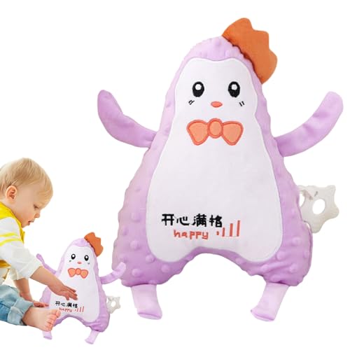 Godpqiui Baby beruhigend Spielzeug für den Schlaf, Baby Sooths for Sleep | Soother gefülltes Tier,Bequeme sensorische Plüschpuppe für Mädchen, weiche Schlafenszeitbegleiter, Kindergartendekoration von Godpqiui