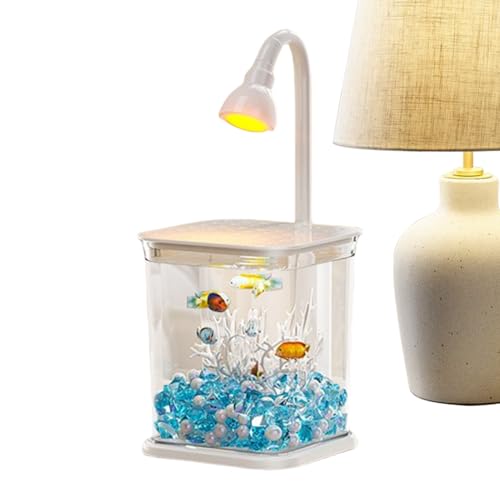Godpqiui Betta Fischbecken, Klare Aquarien Mit Beleuchtung, Desktop Dekoration Wasserlandschaft Klare Schreibtisch Spinne Zuhause Für Outdoor Tisch Büro Godpqiui Betta Fischbecken, Klare Aquarien Mit Beleuchtung, Desktop Dekoration Wasserlandschaft Klare Schreibtisch Spinne Zuhause Für Outdoor Tisch Büro von Godpqiui