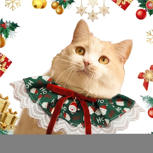 Godpqiui Hundelätzchen für den Urlaub, Weihnachtslätzchen für Haustiere, Verstellbare Hundehalstücher, weihnachtliche Hundelätzchen, Reversibler Haustier-Zubehör-Spitzensüßer Haustier-Schal für Godpqiui Hundelätzchen für den Urlaub, Weihnachtslätzchen für Haustiere, Verstellbare Hundehalstücher, weihnachtliche Hundelätzchen, Reversibler Haustier-Zubehör-Spitzensüßer Haustier-Schal für von Godpqiui