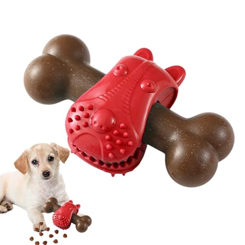 Godpqiui Hundespielzeug für Aggressive, Hundespielzeug- Welpenknochenkau -Trainer,Hund Interactive Chew Toys Slow Feeder für Zahnen Langeweile Relief orales Reinigung Training Godpqiui Hundespielzeug für Aggressive, Hundespielzeug- Welpenknochenkau -Trainer,Hund Interactive Chew Toys Slow Feeder für Zahnen Langeweile Relief orales Reinigung Training von Godpqiui