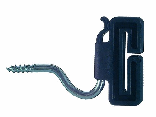 Göbel Isolator Breitbandisolator Multi Vorbauisolator bis 40mm und Seil 6mm Stütze schwarz 25 St. von Göbel