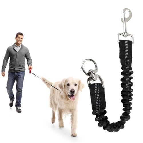 Hundeleine Ruckdämpfer,Elastisch Hund klein Bungee Leinenverlängerung,Leine für Jede Hundeleine,Elastische Einstellbar Hundetrainingsleine Leine für Mittelgroße und Große Hunde Schwarz Hundeleine Ruckdämpfer,Elastisch Hund klein Bungee Leinenverlängerung,Leine für Jede Hundeleine,Elastische Einstellbar Hundetrainingsleine Leine für Mittelgroße und Große Hunde Schwarz von Goerpn