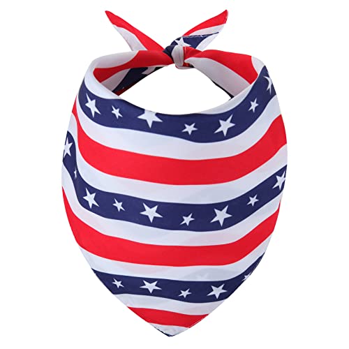Gofshy Hundehalstuch, Größe L, 1 Stück, amerikanische Flagge, Hundehalstuch für Jungen und Mädchen, patriotischer Haustier-Schal, hochwertig, langlebig, dreieckig, wendbar, USA-Bandana für mittelgroße Gofshy Hundehalstuch, Größe L, 1 Stück, amerikanische Flagge, Hundehalstuch für Jungen und Mädchen, patriotischer Haustier-Schal, hochwertig, langlebig, dreieckig, wendbar, USA-Bandana für mittelgroße von Gofshy