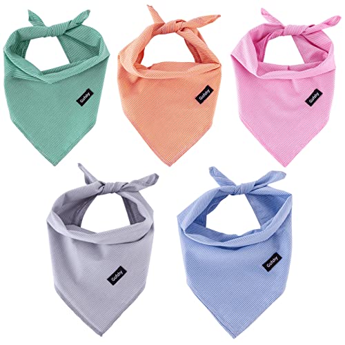Gofshy Hundehalstücher, Größe XL, 5 Stück, zum Selbermachen, Grün, Orange, Rosa, Blau, Grau, Hundeschals für Rassen, Lätzchen, Taschentuch für große Hunde, Welpen, Haustiere Gofshy Hundehalstücher, Größe XL, 5 Stück, zum Selbermachen, Grün, Orange, Rosa, Blau, Grau, Hundeschals für Rassen, Lätzchen, Taschentuch für große Hunde, Welpen, Haustiere von Gofshy