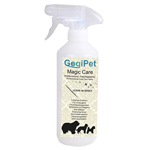 GogiPet® Magic Care - Multifunktions Fellpflegespray XL - Unscented - Fellpflege und Reinigung - Tierfellspray von GogiPet