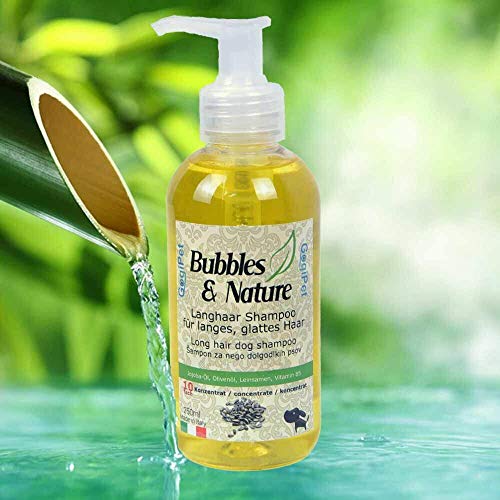 Bubbles & Nature Hundeshampoo für langhaarige Hunde und gegen Filz von GogiPet