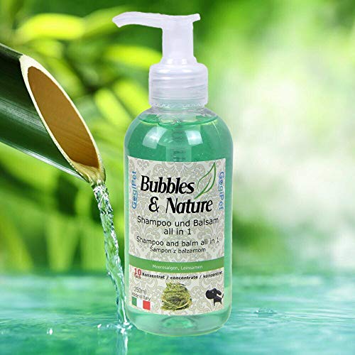 Bubbles & Nature Hundeshampoo und Haar Balsam komplett "all in 1" von GogiPet
