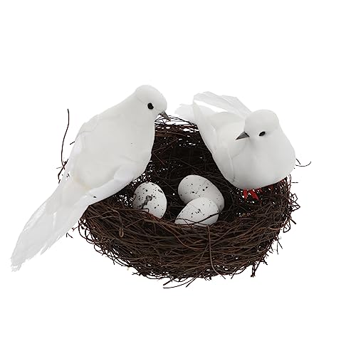Gogogmee 1 Satz Weiße Tauben Modell weihnachtsbaumdeko weihnachtbaumsdeko weihachtsdeko Garten-deko weihnchtsdeko falsche Tauben Vogelhaus Outdoor-Dekore Vogelnest mit Eiermodell Schaum Gogogmee 1 Satz Weiße Tauben Modell weihnachtsbaumdeko weihnachtbaumsdeko weihachtsdeko Garten-deko weihnchtsdeko falsche Tauben Vogelhaus Outdoor-Dekore Vogelnest mit Eiermodell Schaum von Gogogmee