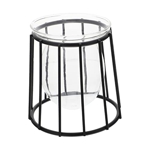 Gogogmee 1 Stück Home Glasvase Grünpflanze Hydroponische Behälter Mit Eisenkunstregal Gogogmee 1 Stück Home Glasvase Grünpflanze Hydroponische Behälter Mit Eisenkunstregal von Gogogmee