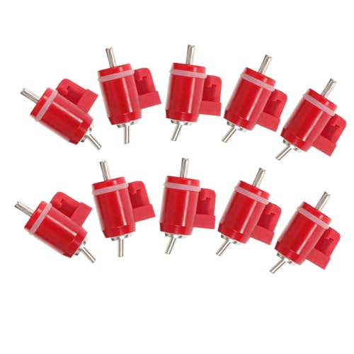 Gogogmee 10 Stück Hühner Wassertrinker Nippel Automatischer Wasserspender für Küken Robuste Konstruktion Ersatznippel für Geflügeltränken für Tierhaltung und Farmzubehör Gogogmee 10 Stück Hühner Wassertrinker Nippel Automatischer Wasserspender für Küken Robuste Konstruktion Ersatznippel für Geflügeltränken für Tierhaltung und Farmzubehör von Gogogmee