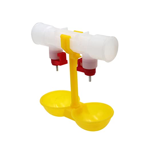 Gogogmee Einzigartiges Design Hühnerfutter Wasserbecher Automatischer Hühnertränkespender 10 Stück für den Heimbauernhof von Gogogmee