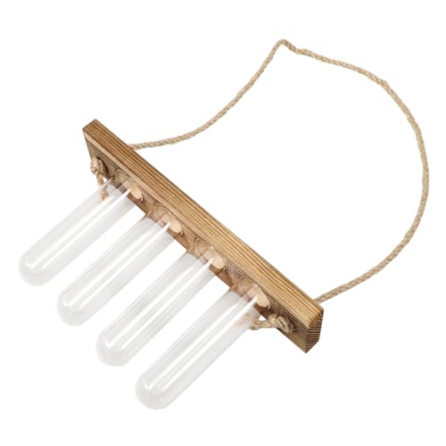Gogogmee 1Satz Wand Hydrokultur Pflanzenvase mit Holzständer Reagenzglas Röhren für Kreative Wanddekoration für Hydrokultur und Terrarienpflanzen Büro und Wohnaccessoires Gogogmee 1Satz Wand Hydrokultur Pflanzenvase mit Holzständer Reagenzglas Röhren für Kreative Wanddekoration für Hydrokultur und Terrarienpflanzen Büro und Wohnaccessoires von Gogogmee