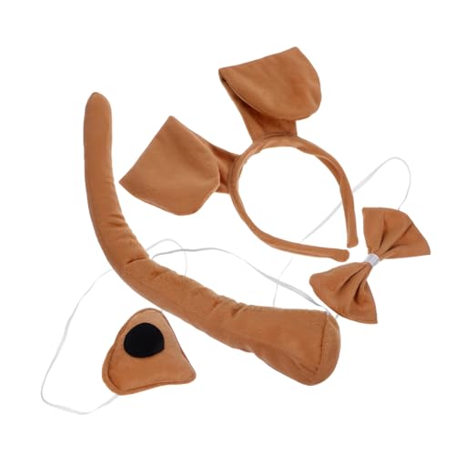 Gogogmee 1Satz Welpenkostüm Set für Süßes Hundestirnband Fliege mit für Bühnenaufführungen Tanzpartys Tägliches Spiel Charmantes Realistisches Design Gogogmee 1Satz Welpenkostüm Set für Süßes Hundestirnband Fliege mit für Bühnenaufführungen Tanzpartys Tägliches Spiel Charmantes Realistisches Design von Gogogmee