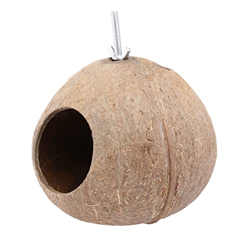 Gogogmee Einzigartiger Vogelnest-Nistkasten handgefertigt Kokosnussschale Vogelhaus für Garten Vogeldekor Vogelschutz Gogogmee Einzigartiger Vogelnest-Nistkasten handgefertigt Kokosnussschale Vogelhaus für Garten Vogeldekor Vogelschutz von Gogogmee