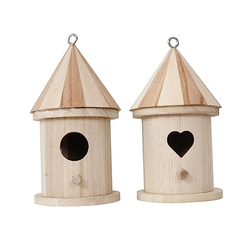 Gogogmee Hängende Vogelhaus-Ornament unvollendeter Vogelnest Käfigzubehör für Home-Office- Gogogmee Hängende Vogelhaus-Ornament unvollendeter Vogelnest Käfigzubehör für Home-Office- von Gogogmee