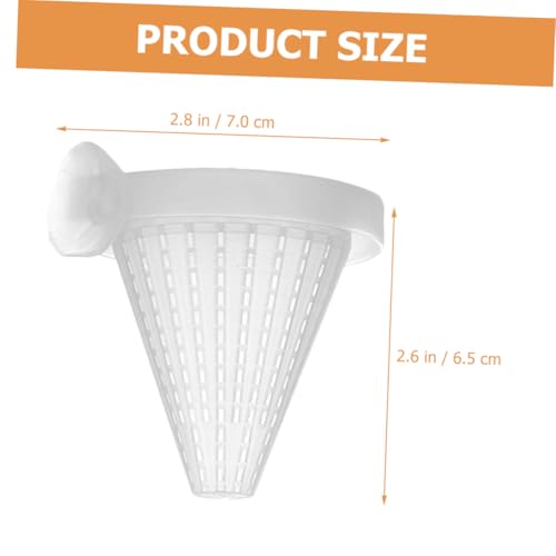Gogogmee 25 Stück Teiliges Kunststoff futterschalen Saugnapf Roter Wurm Garnelenfütterer Stabiler Aquarium futterspender mit Einfachem Saugnapf Design für Zierfische und Aquarien von Gogogmee