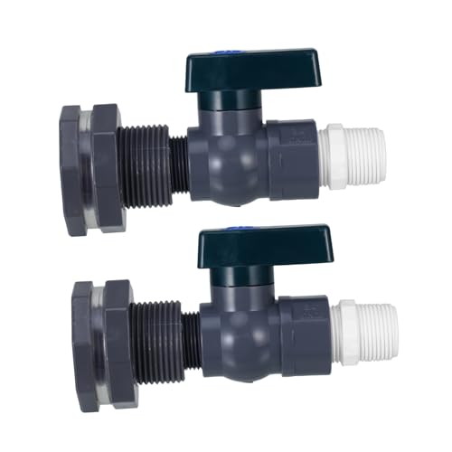 Gogogmee 2Satz Schlauch mit Schottverschraubung und Gewindedichtband für Wassertanks Aquarien Pools und Gartenfässer Gogogmee 2Satz Schlauch mit Schottverschraubung und Gewindedichtband für Wassertanks Aquarien Pools und Gartenfässer von Gogogmee