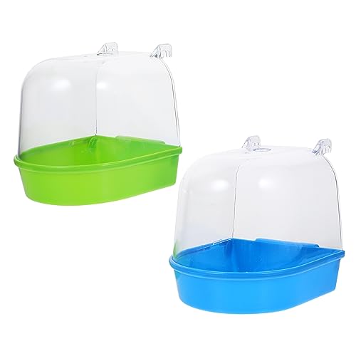 Gogogmee 2-teiliges Papageien-Vogel-Duschbecken-Reinigungsmittel für Vögel kreatives Badebecken-Set in Blaugrün Gogogmee 2-teiliges Papageien-Vogel-Duschbecken-Reinigungsmittel für Vögel kreatives Badebecken-Set in Blaugrün von Gogogmee