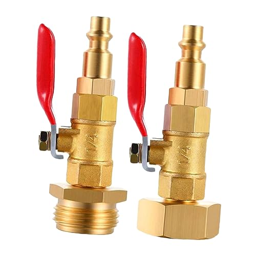 Gogogmee 2Stücke Schlauchverbinder mit Innen und Außengewinde Winterize Blowout Adapter für Garten Boote und Wohnmobile Gogogmee 2Stücke Schlauchverbinder mit Innen und Außengewinde Winterize Blowout Adapter für Garten Boote und Wohnmobile von Gogogmee