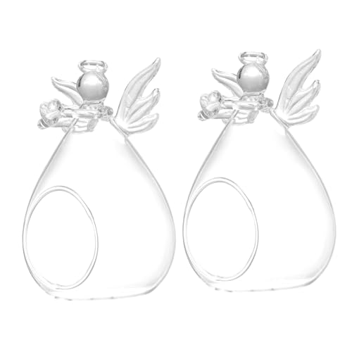Gogogmee 2stücke Glas Blumenvase Design Für Blumenarrangement Heimvasen-Dekoration Aus Hochwertigem Material Für Zuhause Und Garten von Gogogmee